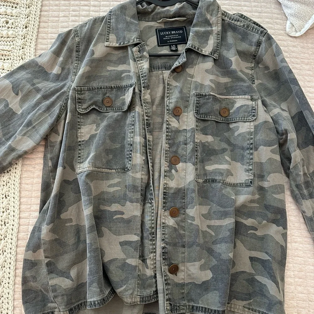 Lucky Brand Camouflage Light weight jacket - Picture 1 of 4